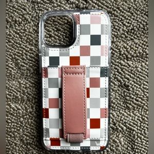 Walli iPhone 15 coastal check case